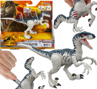 Figurka Mattel Jurassic World Extreme Damage Velociraptor